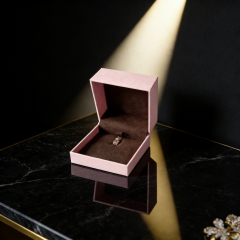 Modern Special paper jewelry box - custom jewelry box,Pink Luxury jewelry box - Dust-proof custom jewelry box for B2B Bulk Purchase