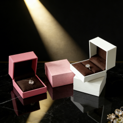 Modern Special paper jewelry box - custom jewelry box,Pink Luxury jewelry box - Dust-proof custom jewelry box for B2B Bulk Purchase