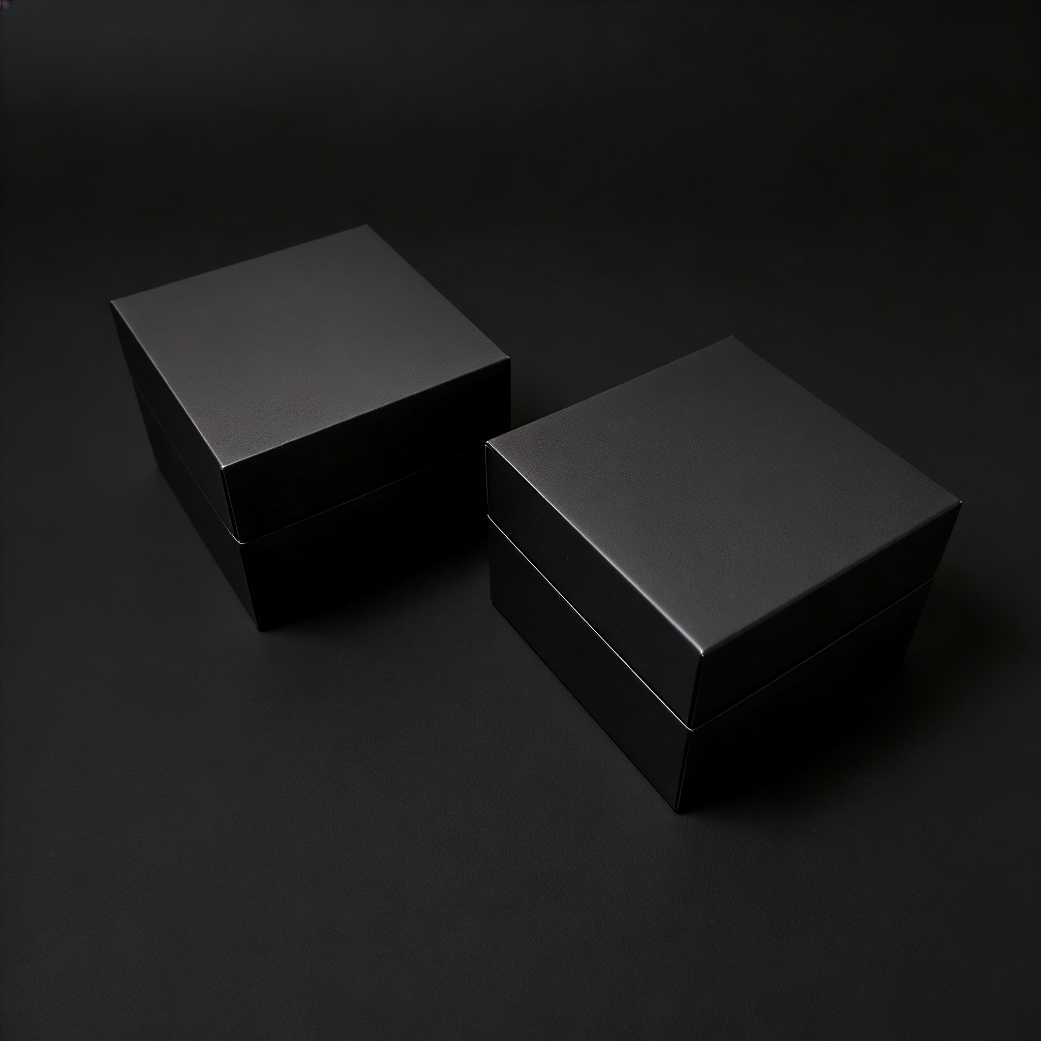Boîte à montre en similicuir noir moulé sous plastique,Boîte à montre en plastique moulé et cuir PU noir, personnalisable en KA MEI