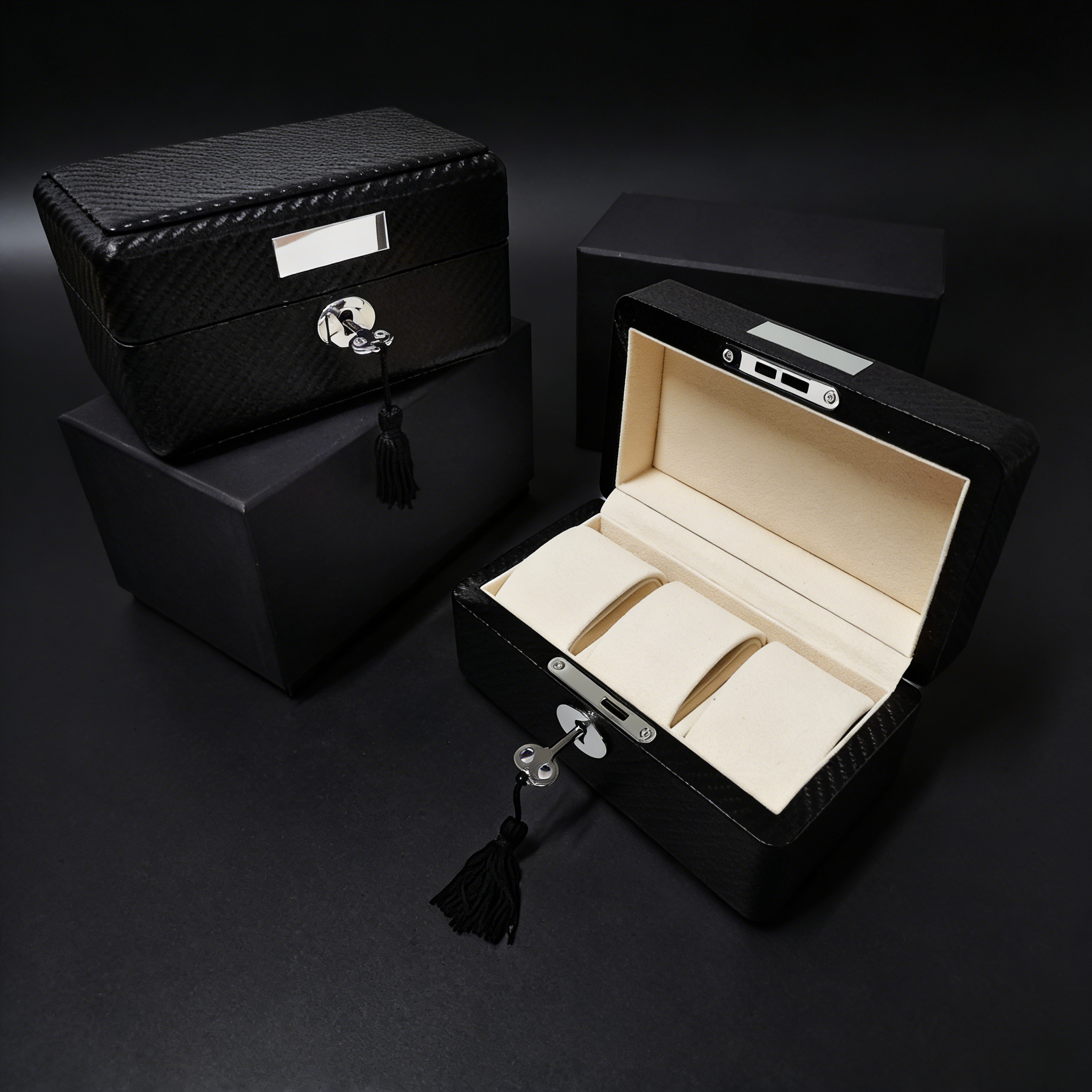Luxury PU Leather watch box, leather watch box, custom watch box,Luxury PU Leather watch box - Protective Display for watch box