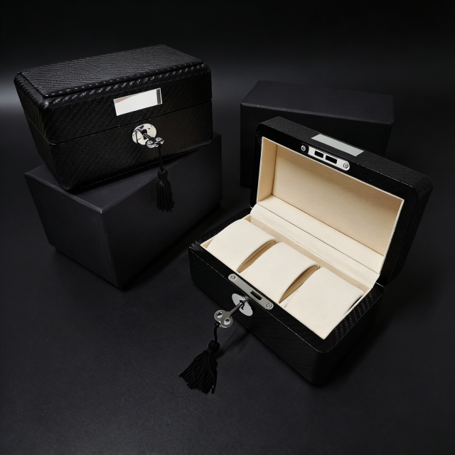 Luxury PU Leather watch box, leather watch box, custom watch box,Luxury PU Leather watch box - Protective Display for watch box