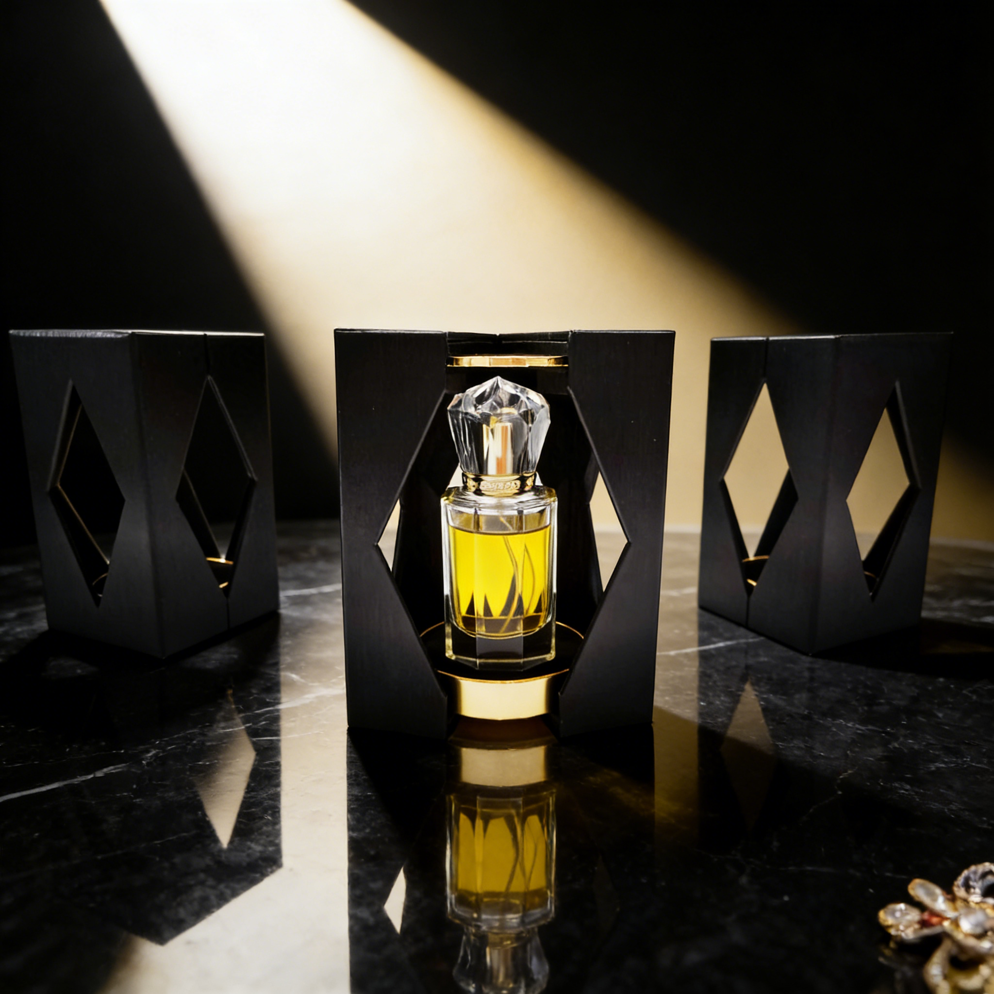 Coffret d'emballage de parfum haut de gamme, conçu sur mesure pour les clients,Coffret cadeau en papier pour flacon de parfum de luxe haut de gamme, personnalisable chez KA MEI