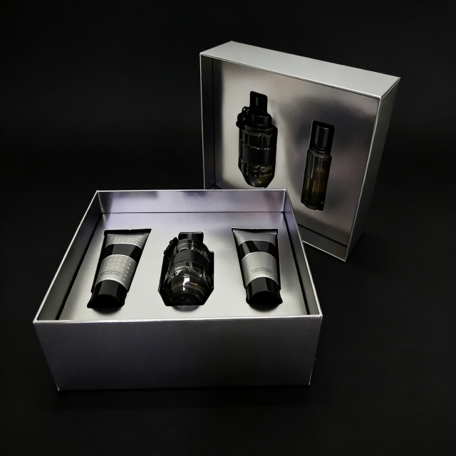 Practical Silver paper perfume box - box for perfume,Transparent Practical perfume box - Protective box for perfume for B2B Bulk Purchase
