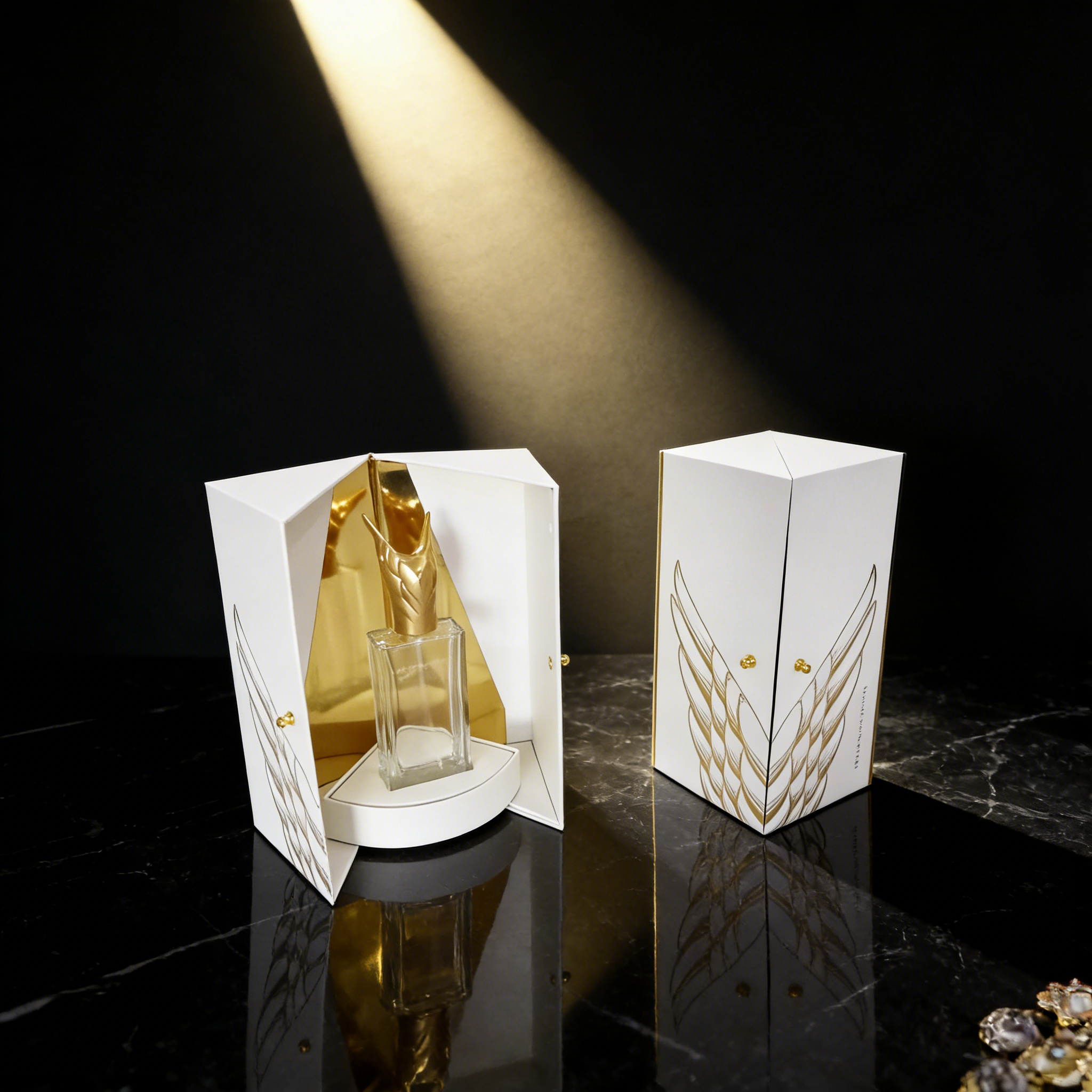 Luxury Metal perfume box - luxury perfume box,Silver Luxury perfume box - Protective luxury perfume box for B2B Bulk Purchase