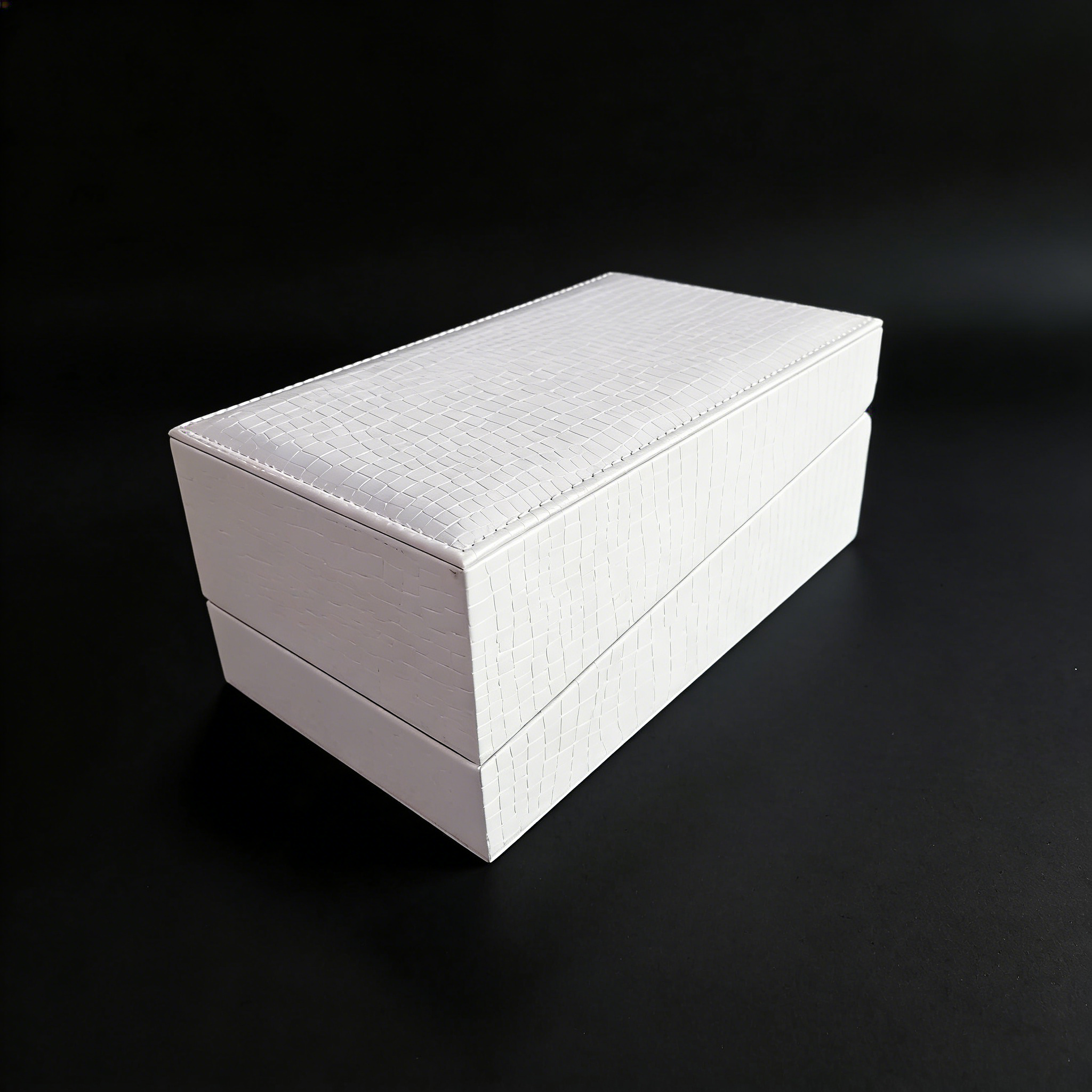 Boîte à parfum en MDF et cuir, présentoir,Boîte de présentation pour parfum en cuir MDF, personnalisable chez KA MEI