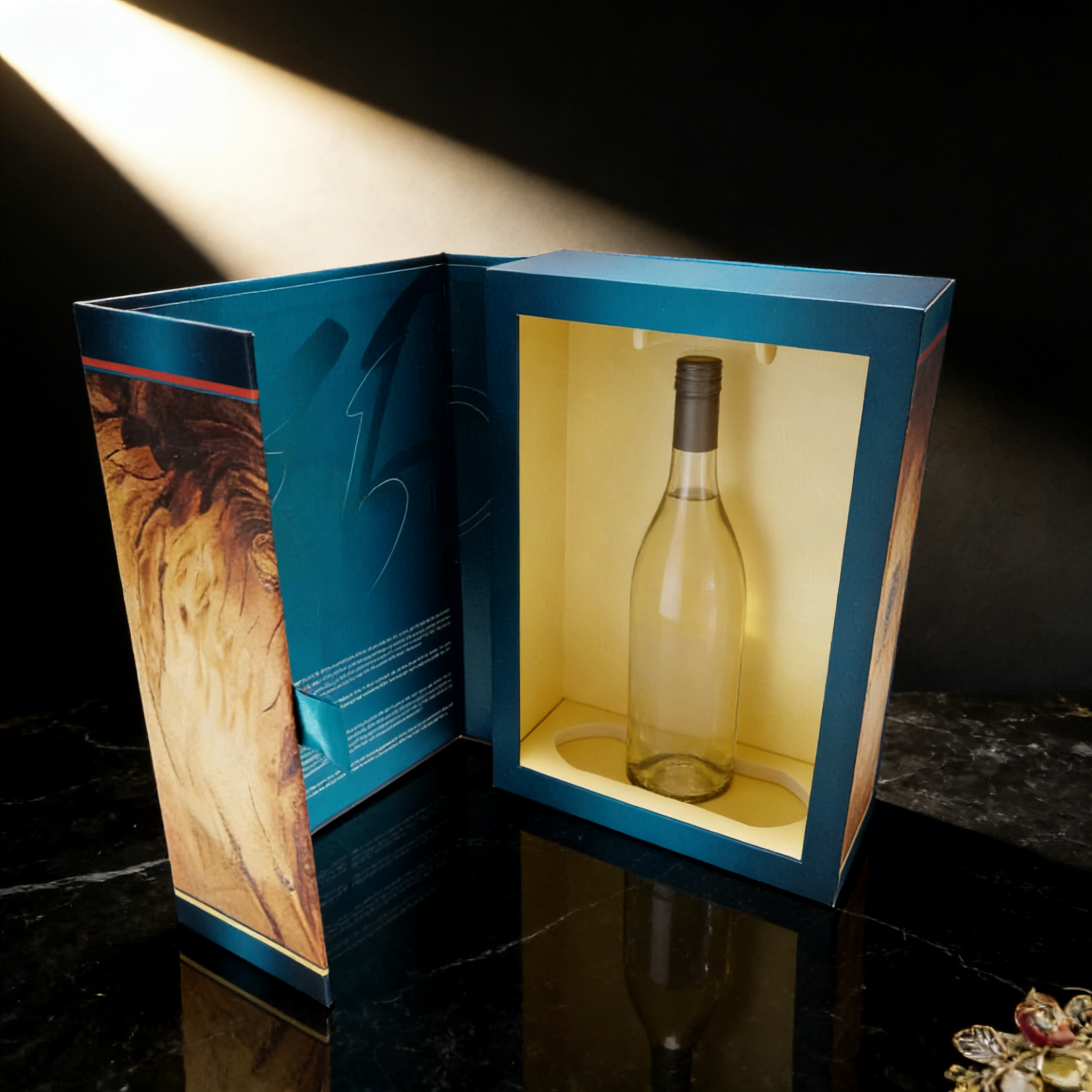 Luxury Cardboard Wine Box, cardboard wine box, red wine box,Luxury Printed paper,Cardboardandnbsp; Wine Box - Durable Pr