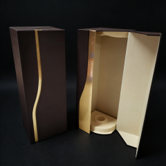 Luxury Coffe Soft Touch Paper,Cardboard Wine Box, custom wine box, wine gift box,Luxury Coffe Soft Touch Paper, Cardbo Wine Box - Durable Protectiv for Wine Packaging