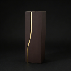 Luxury Coffe Soft Touch Paper,Cardboard Wine Box, custom wine box, wine gift box,Luxury Coffe Soft Touch Paper, Cardbo Wine Box - Durable Protectiv for Wine Packaging