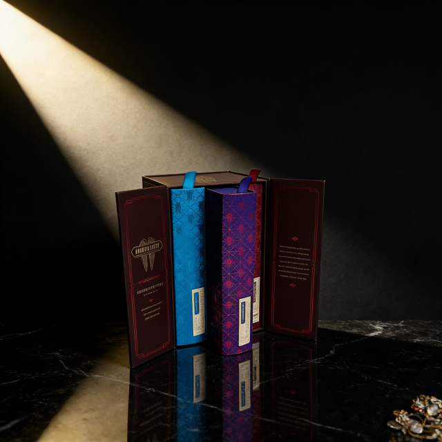 Luxury Specialty Paper Wine Box, paper wine box, red wine gift box,Luxury Specialty Paper Wine Box - Shockproof Gift-ready for