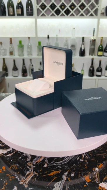 Velvet Lined Watch Box Luxury Watch Box,Blue Embossed Specialty Paper Watch Box Top & Lid Velvet Bulk B2B