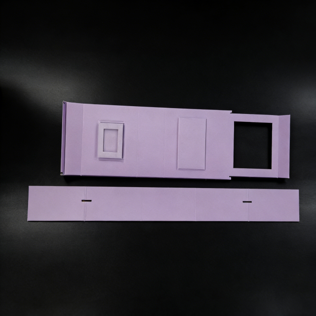 FSC Purple Special Paper Folding Box, custom folding box/folding gift box,FSC Purple Folding Box Magnetic for Eco Retail Apparel Packaging