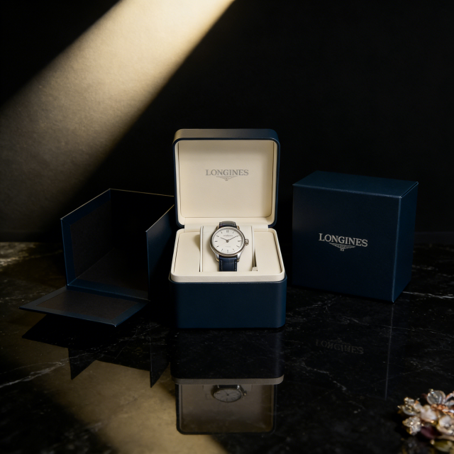 Velvet Lined Watch Box Luxury Watch Box,Blue Embossed Specialty Paper Watch Box Top & Lid Velvet Bulk B2B