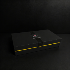 Luxury Gold Foil Watch Box Watch Gift Box,Premium Gold Foil Specialty Paper Watch Box Top & Lid Bulk B2B Packaging