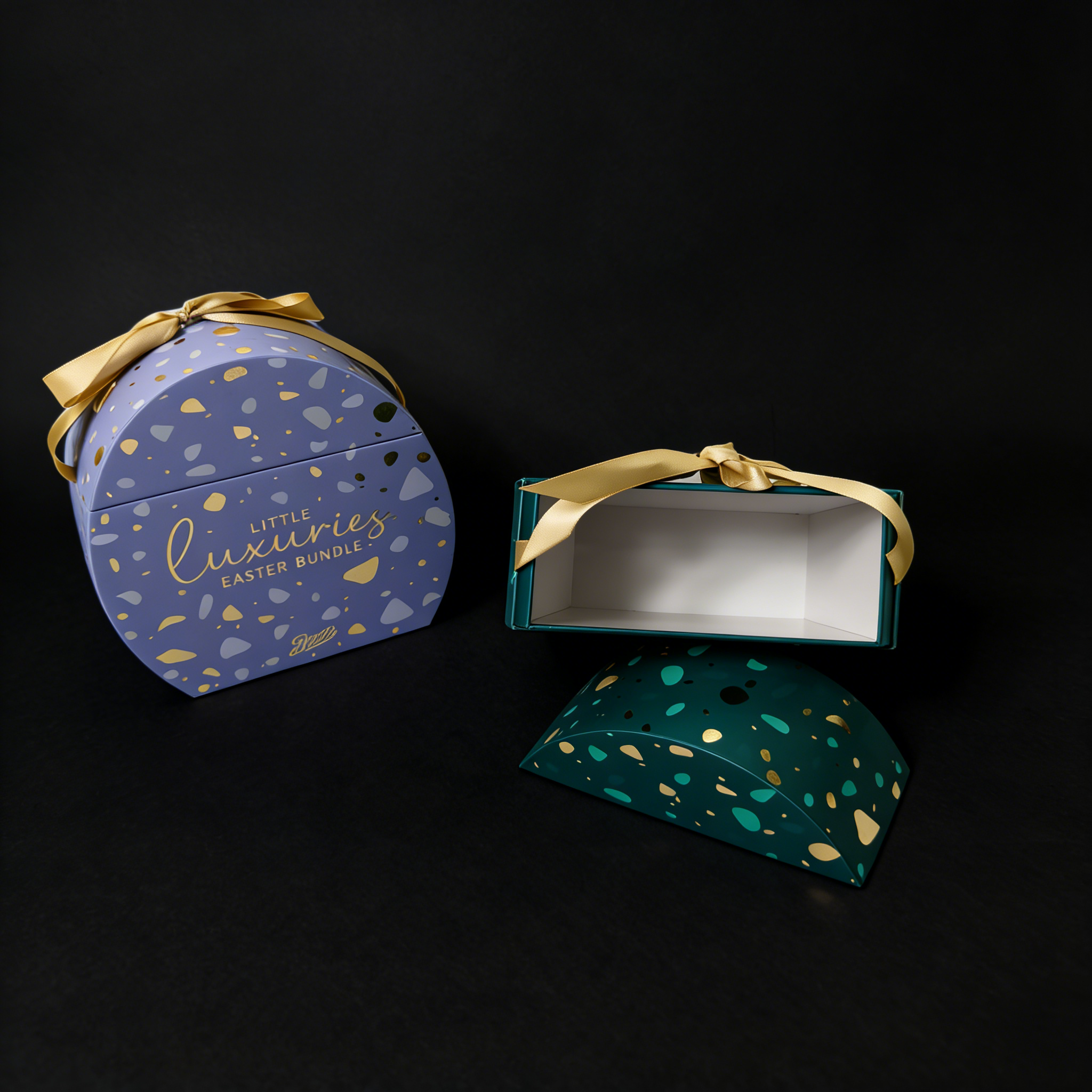 Vibrant Coated Paper Gift Box Green Purple Gift Box,Colorful Green Purple Coated Paper Gift Box Book Type With Ribbon Bulk