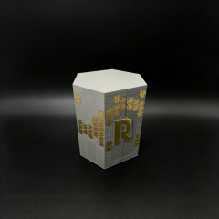 Minimalist Specialty Paper Gift Box White Gift Box,Sleek White Specialty Paper Gift Box Book Type With Metal Nameplate