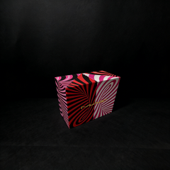 Classic Coated Paper Gift Box Red Gift Box,Durable Red Coated Paper Gift Box Book Type Custom Packaging Bulk