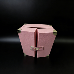 Elegant Specialty Paper Gift Box Pink Gift Box,Premium Pink Specialty Paper Gift Box Book Type Custom Logo Printing