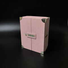 Elegant Specialty Paper Gift Box Pink Gift Box,Premium Pink Specialty Paper Gift Box Book Type Custom Logo Printing