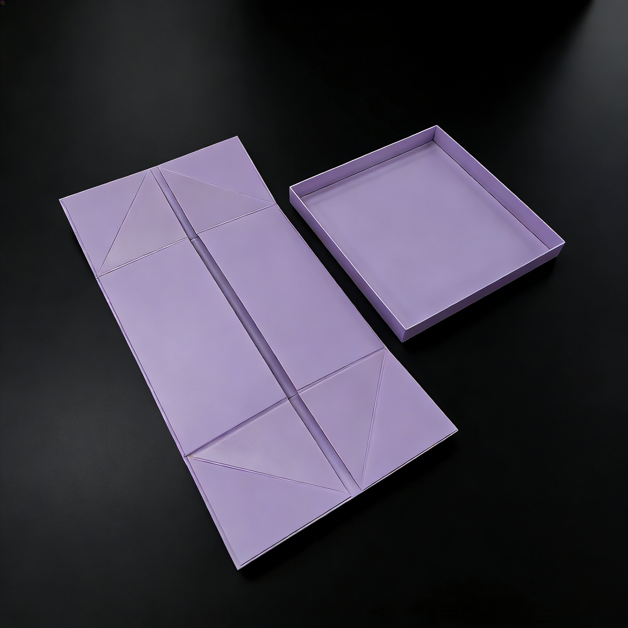 FSC Eco Purple Folding Box, custom folding box/folding gift box,FSC Eco Purple Folding Box, custom folding box/folding gift box