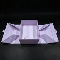FSC Eco Purple Folding Box, custom folding box/folding gift box,FSC Eco Purple Folding Box, custom folding box/folding gift box