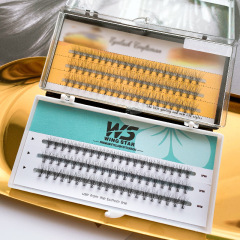 10D 3 rows cluster eyelashes
