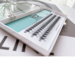 10D 3 rows cluster eyelashes