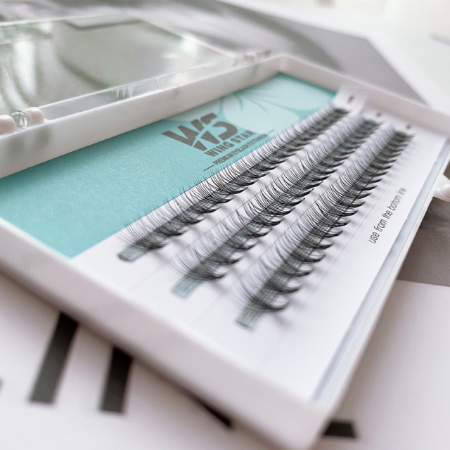 10D 3 rows cluster eyelashes