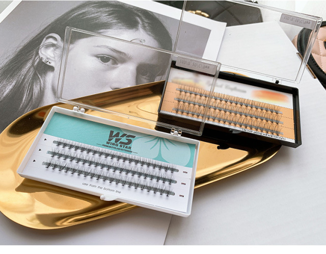 10D 3 rows cluster eyelashes