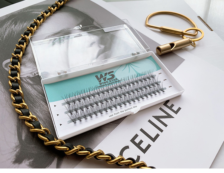 10D 3 rows cluster eyelashes