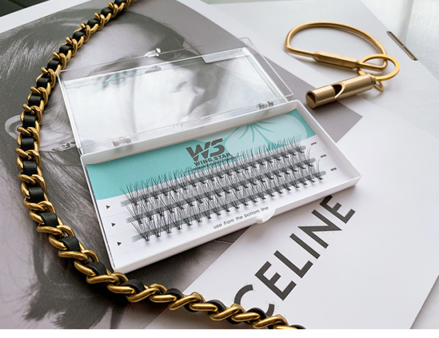 10D 3 rows cluster eyelashes