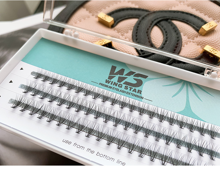 10D 3 rows cluster eyelashes