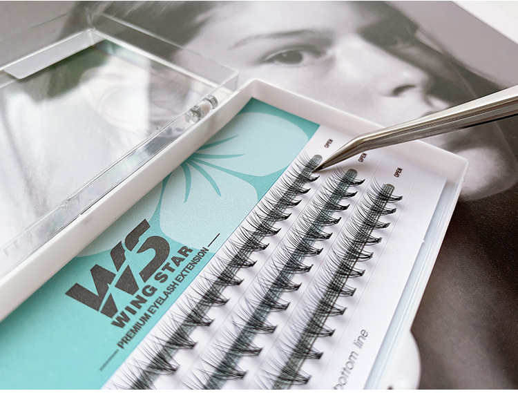 10D 3 rows cluster eyelashes