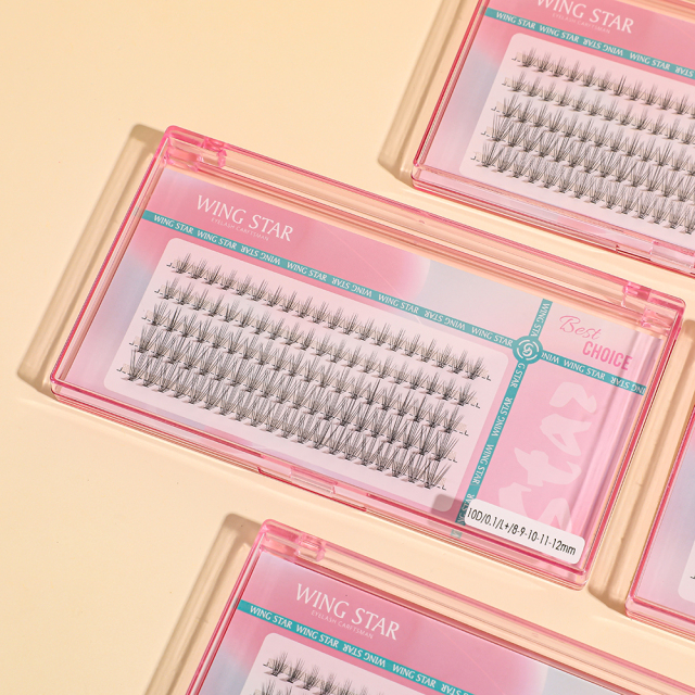 10D 5 rows cluster eyelashes