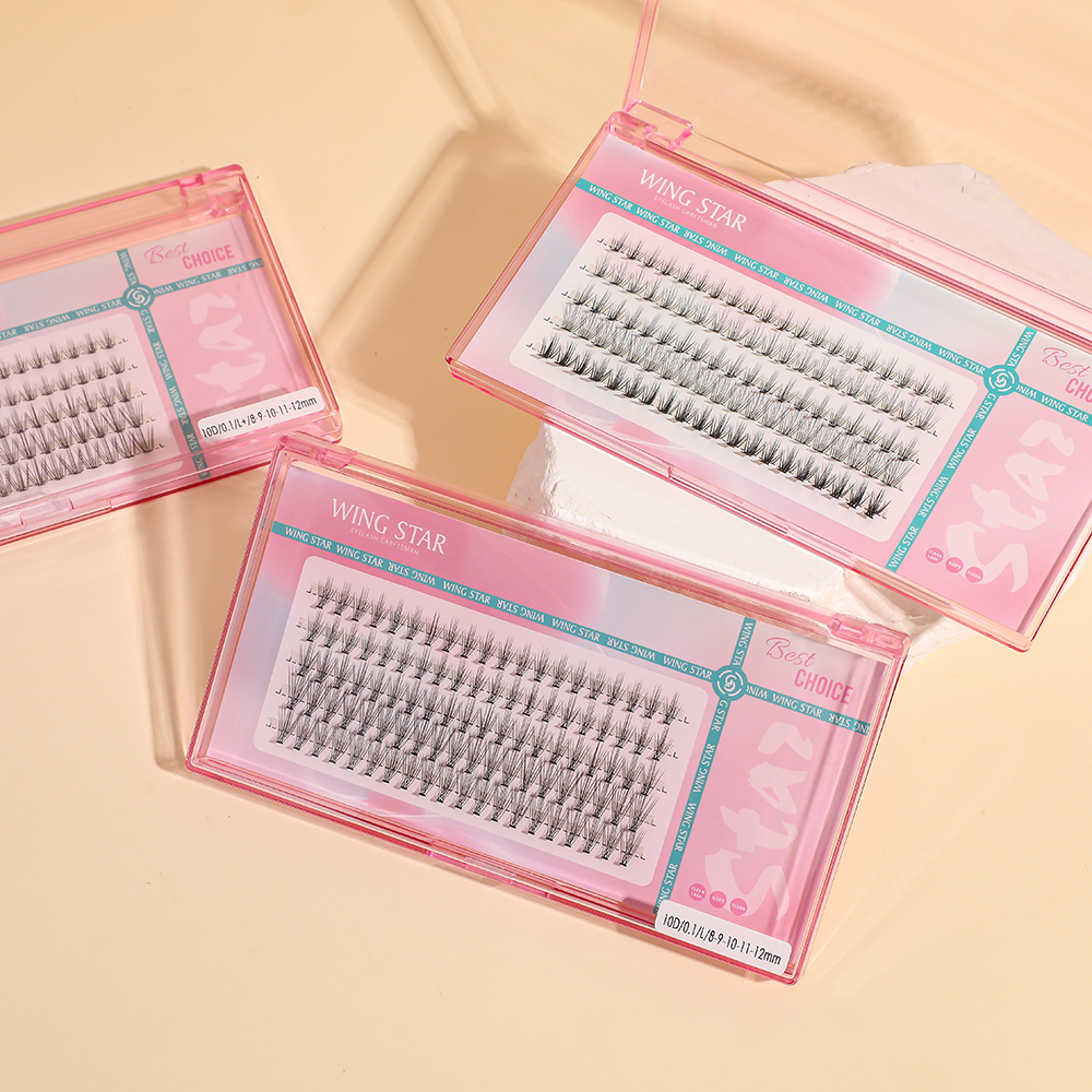 10D 5 rows cluster eyelashes