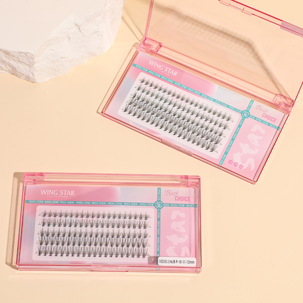 10D 5 rows cluster eyelashes