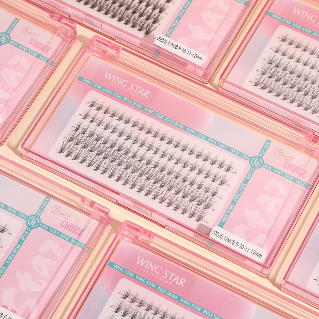 10D 5 rows cluster eyelashes