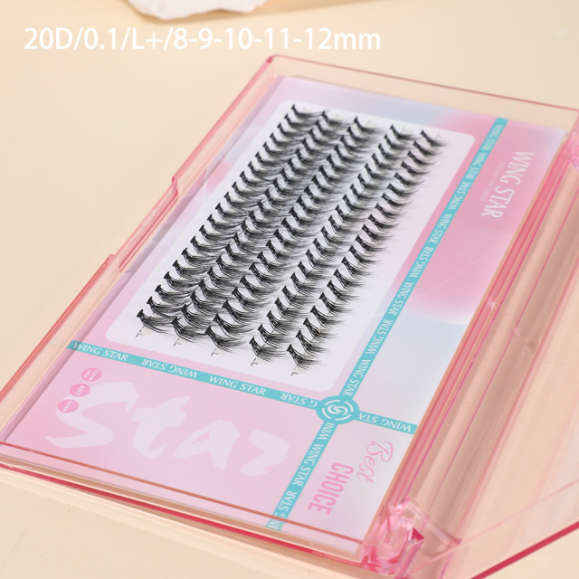 20D 5 rows cluster eyelashes