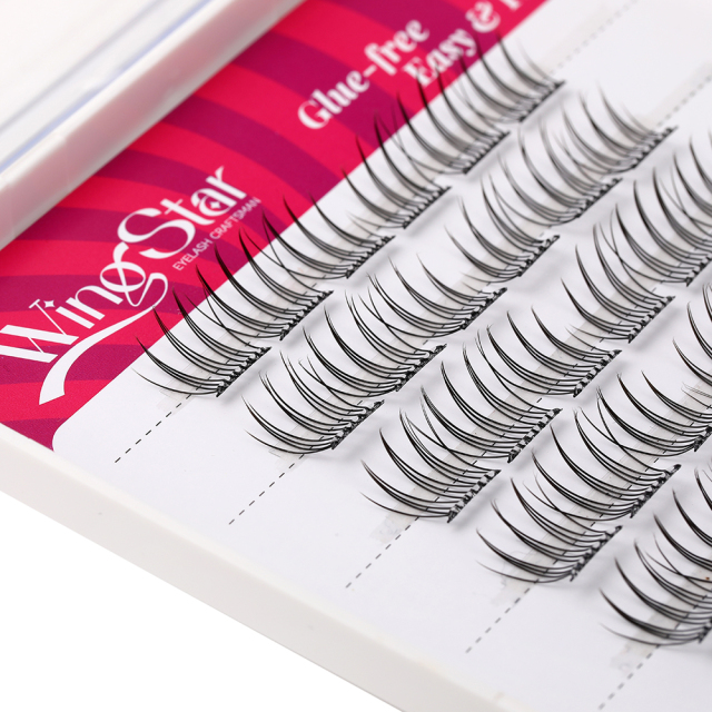 glue-free Cluster Eyelash QFY-6 Rows