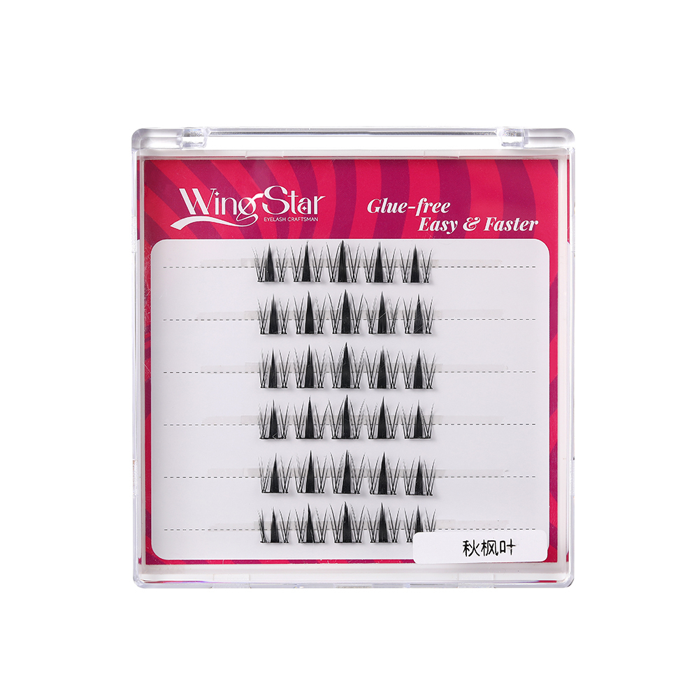 glue-free Cluster Eyelash QFY-6 Rows