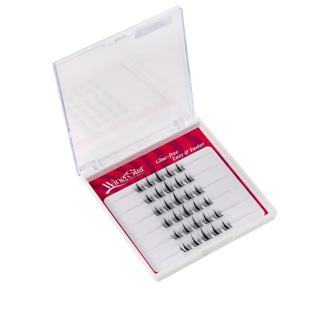 glue-free Cluster Eyelash QFY-6 Rows