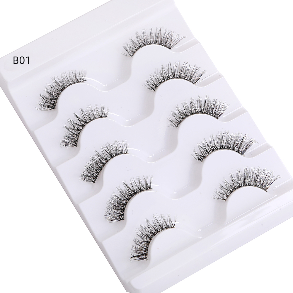 WS-B01 5 pairs strip eyelashes