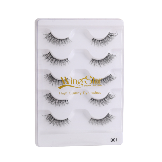 WS-B01 5 pairs strip eyelashes