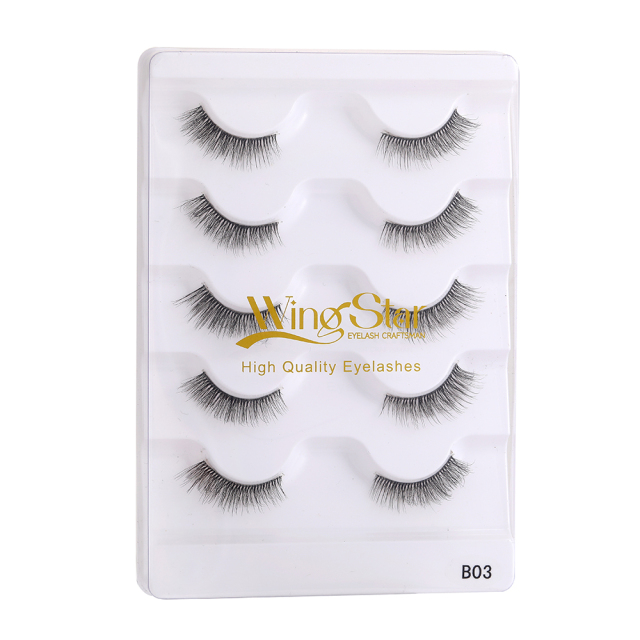 WS-B03 5 pairs strip eyelashes