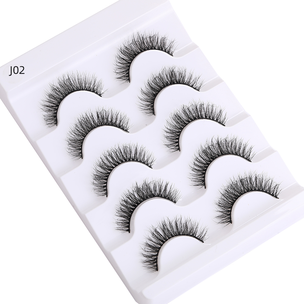 WS- J02 5pairs strip eyelashes