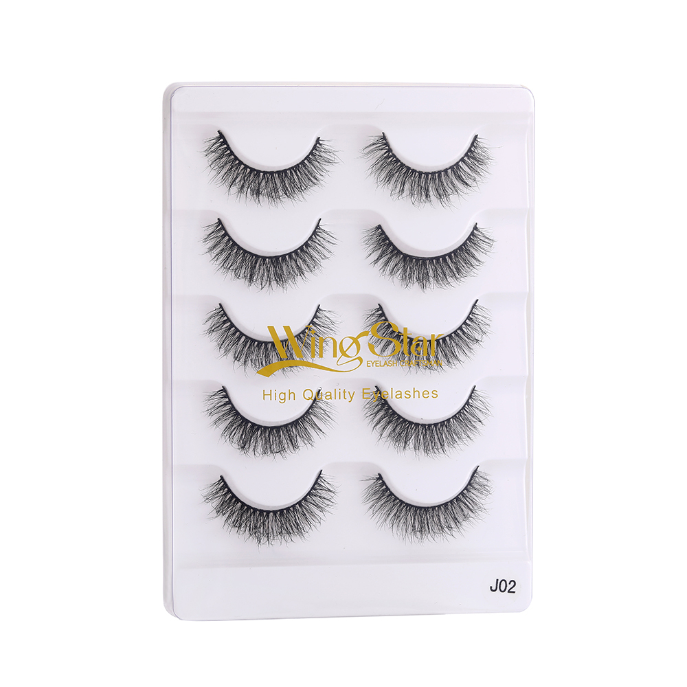 WS- J02 5pairs strip eyelashes