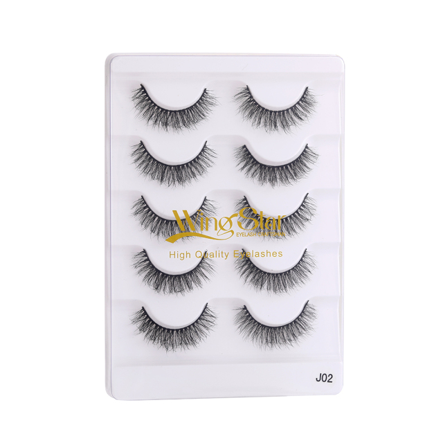 WS- J02 5pairs strip eyelashes