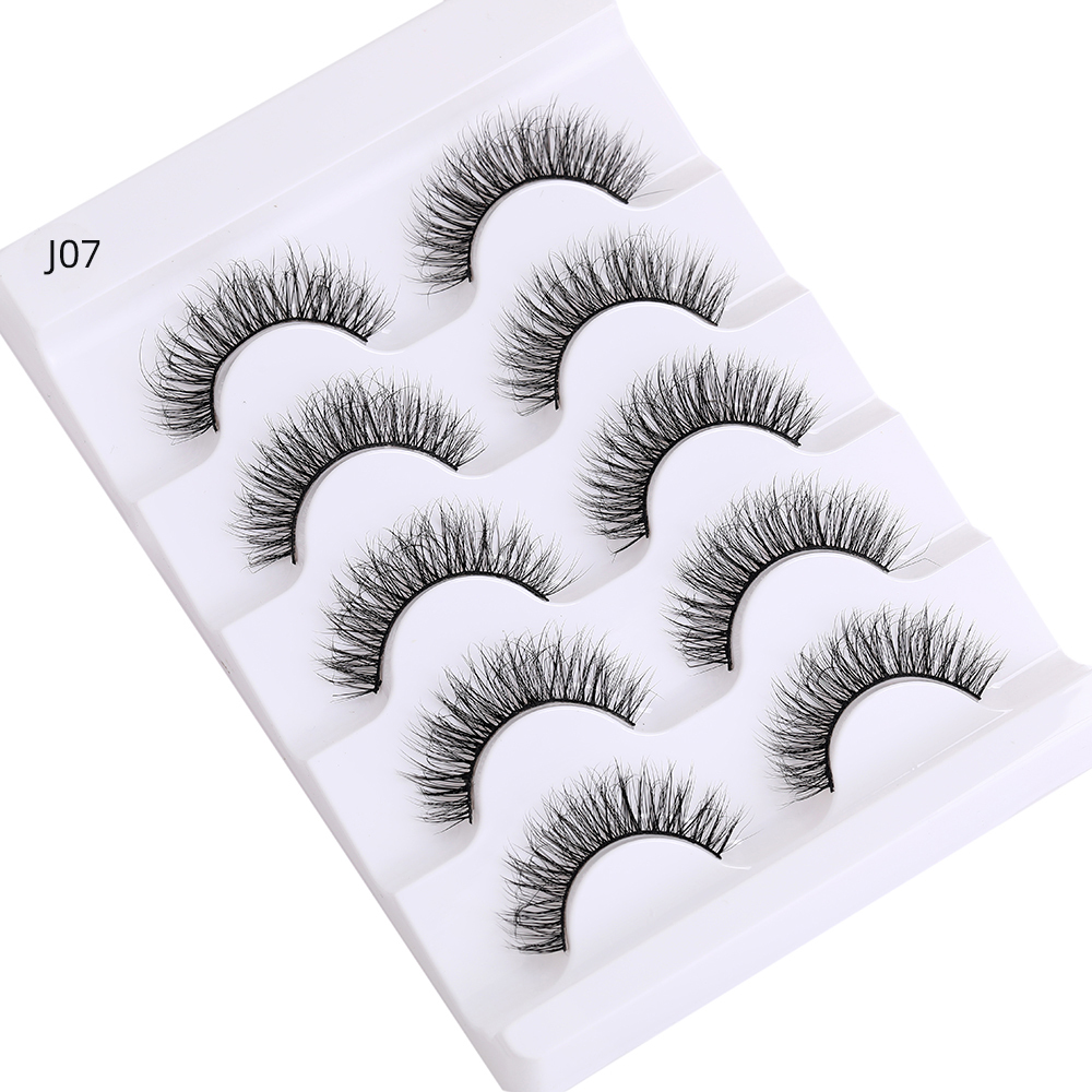 WS-J07 5 pairs strip eyelashes
