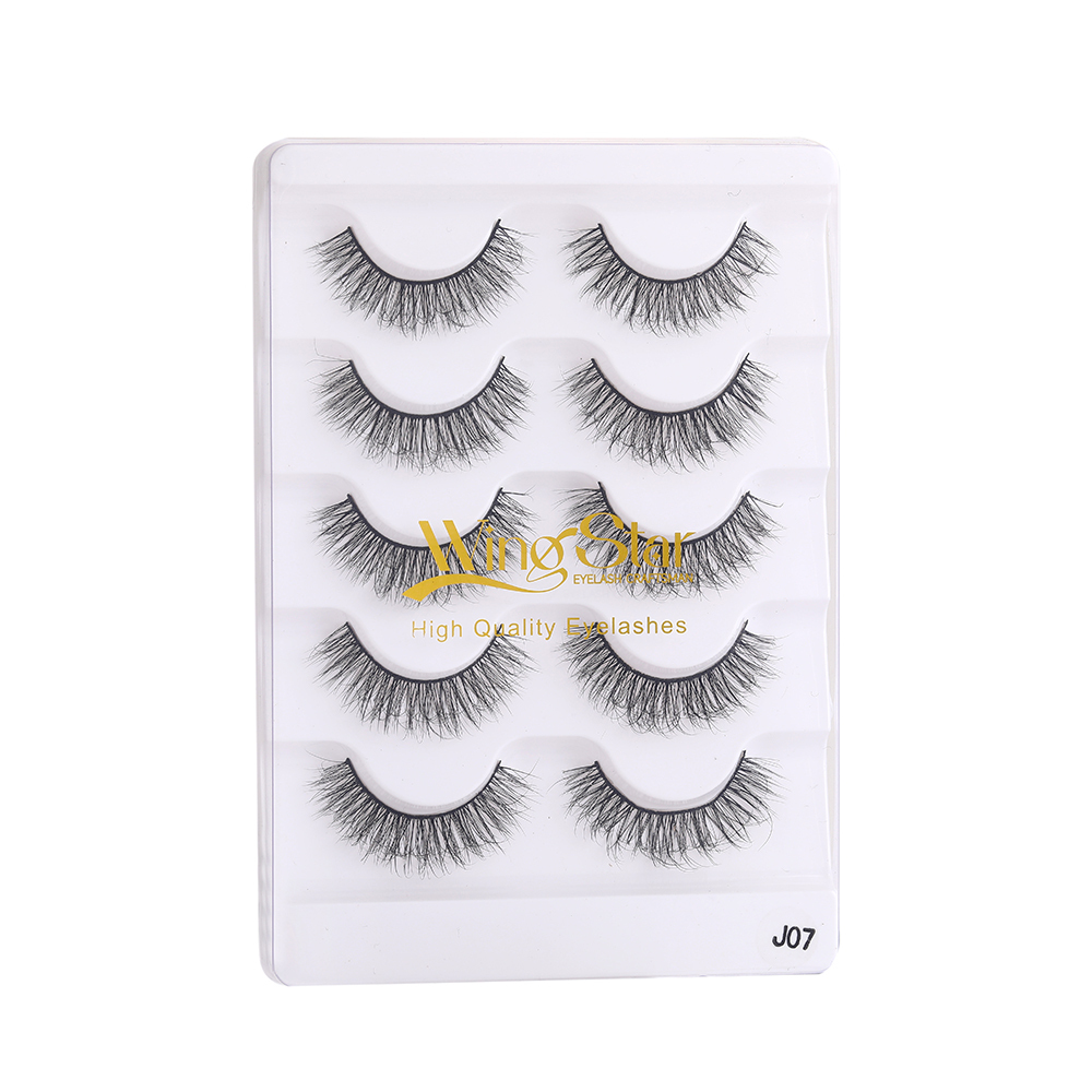 WS-J07 5 pairs strip eyelashes