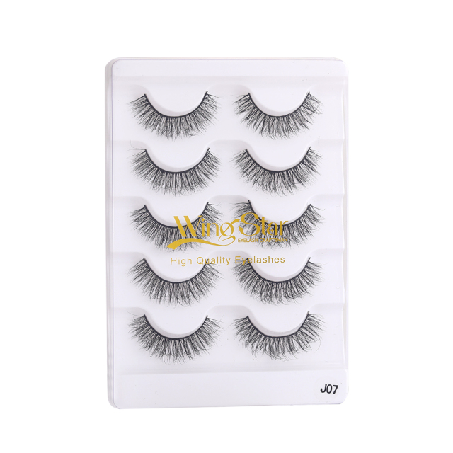 WS-J07 5 pairs strip eyelashes