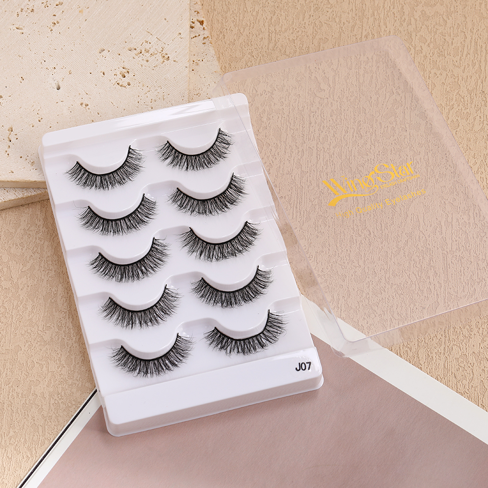 WS-J07 5 pairs strip eyelashes